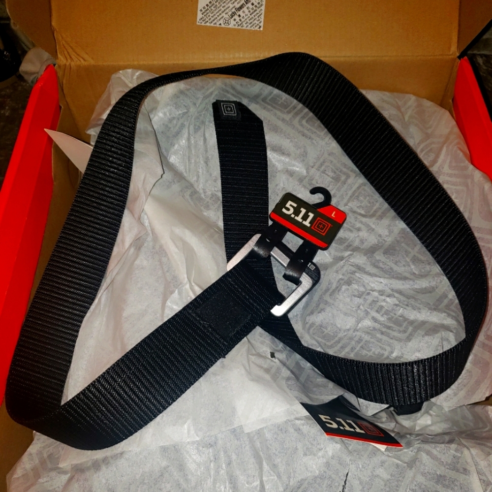 Tactical Transverse Double Buckle Belt